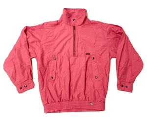 Vintage 80s MAXIM Pink Retro City Synthwave Retro Anime Moto-Style Jacket - Sz 8 - Picture 1 of 8