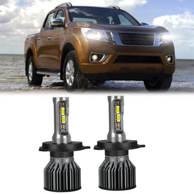 Faro LED bombillas altas bajas H4 9003 para camioneta Nissan NP300 doble cabina 2009-2020 Foto 1 de 4