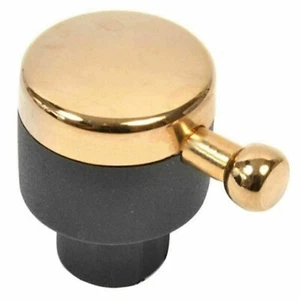 Knob Rangemaster 90 110 90 Classic 6mm Type Hob Grill Black Gold Switch Dial esd - Picture 1 of 6