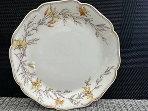 Haviland Limoges H&C Depose 5 1/2” Dish/Bowl Hand painted Early 1900s. Lily Gold - Picture 1 of 7
