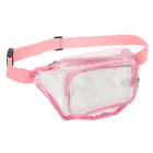 Transparent Fanny Pack Pvc Water Resistance Zipper Multipurpose Waist Bag Fo Gh~