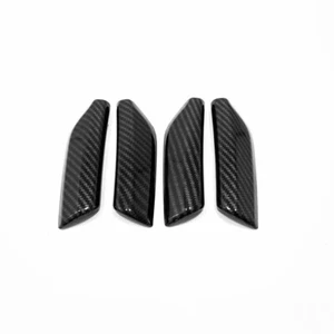 Carbon Fiber Door Armrest Panel Frame Decor Cover Trim Fit For Aud* Q3 2019~2023 - Foto 1 di 6