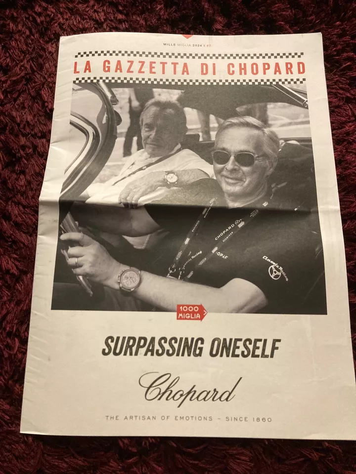 Chopard 1000 Miglia Watch Gazette - La Gazzetta di Chopard - Mercedes SLR - Image 1 of 1