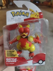 Figura de acción articulada de 3" pulgadas de Pokémon Battle Magmar - Imagen 1 de 4