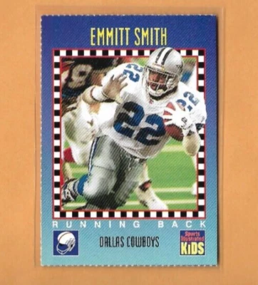 1994 SI Kids EMMITT SMITH Sports Illustrated Rookie, Dallas Cowboys HOF nfl #256 - Image 1 of 2