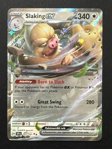 Pokemon Surging Sparks - Slaking ex 147/191 Double Rare - Holo Foil - Imagen 1 de 1
