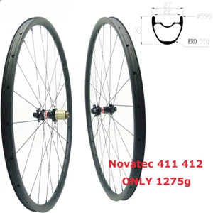 27.5 Inch 650B Carbon Mtb Bicycle Wheels Tubeless Wheelset Disc Brake Wheels - Picture 1 of 14