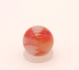 Peltier Orange Red Rainbo Marble 1/2" - Picture 1 of 8
