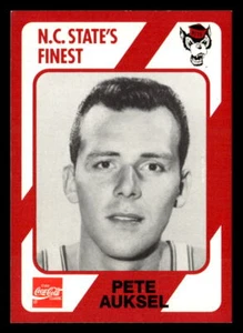 Pete Auksel 1989 Collegiate Collection NC State's Finest  Card #6 - Picture 1 of 2