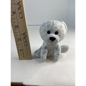 2013 BUILD A BEAR SNOWY SMILES POLAR BEAR MINI 3" PLUSH TOY STUFFED ANIMAL - Picture 1 of 7