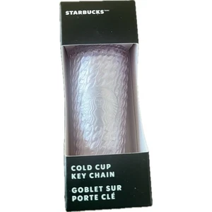 Starbucks 2024 Pink Chain Link Soft Touch Cold Cup Schlüsselanhänger ••NEU•• 🎁 - Bild 1 von 1