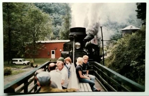 Postal de colección Shay Engine #5 Cass Scenic Railroad West Virginia - Imagen 1 de 2