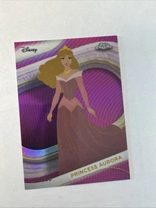 2025 Topps Chrome Disney Princess Aurora #120 Pink Refractor /250 Color Match - Bild 1 von 3