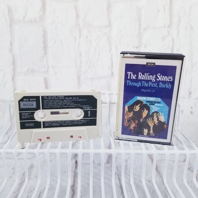 The Rolling Stones through the past darkly cassette tape paper label spain decca - Image 1 of 4
