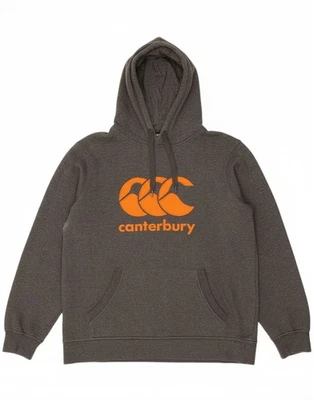 CANTERBURY Mens Graphic Hoodie Jumper XL Grey Cotton DY69 - Image 1 of 4