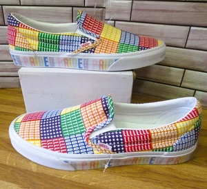 Vans Classic Slip-On Pride Mens Size 12 Multicolor Skate Inspired Sneakers Shoes - Bild 1 von 11
