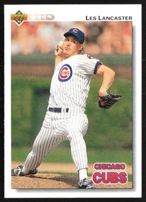 1992 Upper Deck Les Lancaster Chicago Cubs #481 - Image 1 of 2