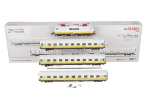 Marklin 26671 Lufthansa Airport Express HO Gauge Electric Train Set LN/Box - Picture 1 of 6