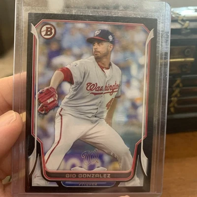 2014 Bowman 141 Gio Gonzalez черный ссылка 1/25 - Изображение 1 из 2