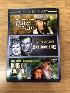 The Quiet Man/Rooster Cogburn/Stagecoach (DVD, 2009) - Picture 1 of 5