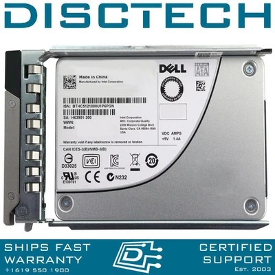 Dell 400-BFQT / 6T2NP 3.84TB 2.5" SFF 12Gb 512e Mixed Use VSAS SSD Gen14, Gen15 - Image 1 of 4