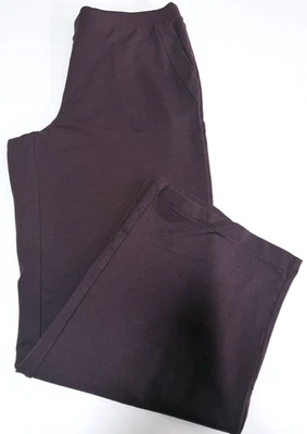 Pantalón corto J Jill Pure Jill Affinity pierna de felpa francesa borgoña para mujer talla MP algodón Foto 1 de 4