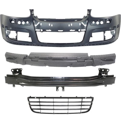 Front Bumper Cover Kit For 2005-2010 Volkswagen Jetta with Bumper Grille Foto 1 de 4