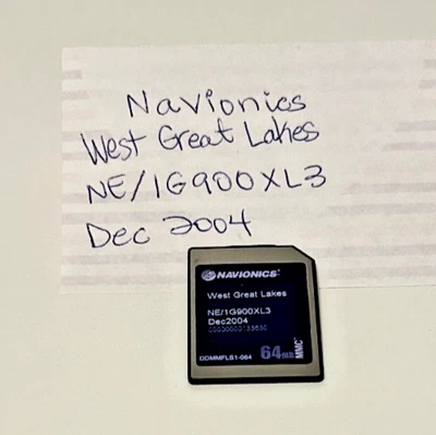 Navionics West Great Lakes Dec 2004 Lowrance SD card map - Image 1 of 2