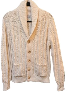 Cárdigan de mujer de colección talla L de gran tamaño grueso tejido con cable abuelo Foto 1 de 4