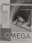 Publicite Omega Montre Bracelet De Poche Montre Gousset De 1932 French Ad Watch