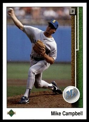 1989 Upper Deck #337 Mike Campbell Seattle Mariners - Image 1 of 2