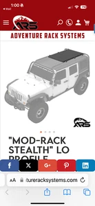 ARS (Kargo Master Safari) Cargo Platform / Roof rack / Jeep Wrangler (JK, JL, JT - Picture 1 of 7