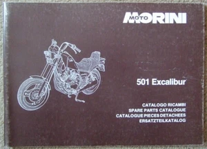 Moto Morini 501 Excalibur Parts Manual - Picture 1 of 1