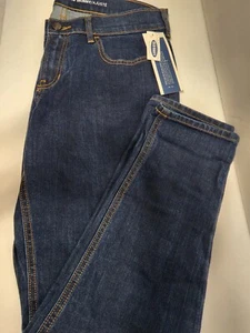 Old Navy Womans Boyfriend Mid-Rise Skinny Blue Jeans Size 8 - Picture 1 of 2
