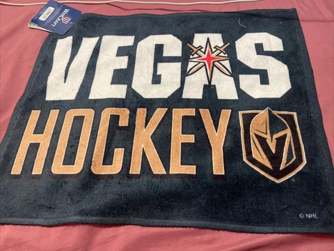 Las Vegas Golden Knights Rally Towel 15x18”.  officially licensed NHL Cover