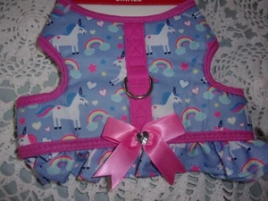 UNICORNIO & Arco Iris Simply Perro Arnés Cuerpo Chaleco S Pequeño Nuevo - Imagen 1 de 3