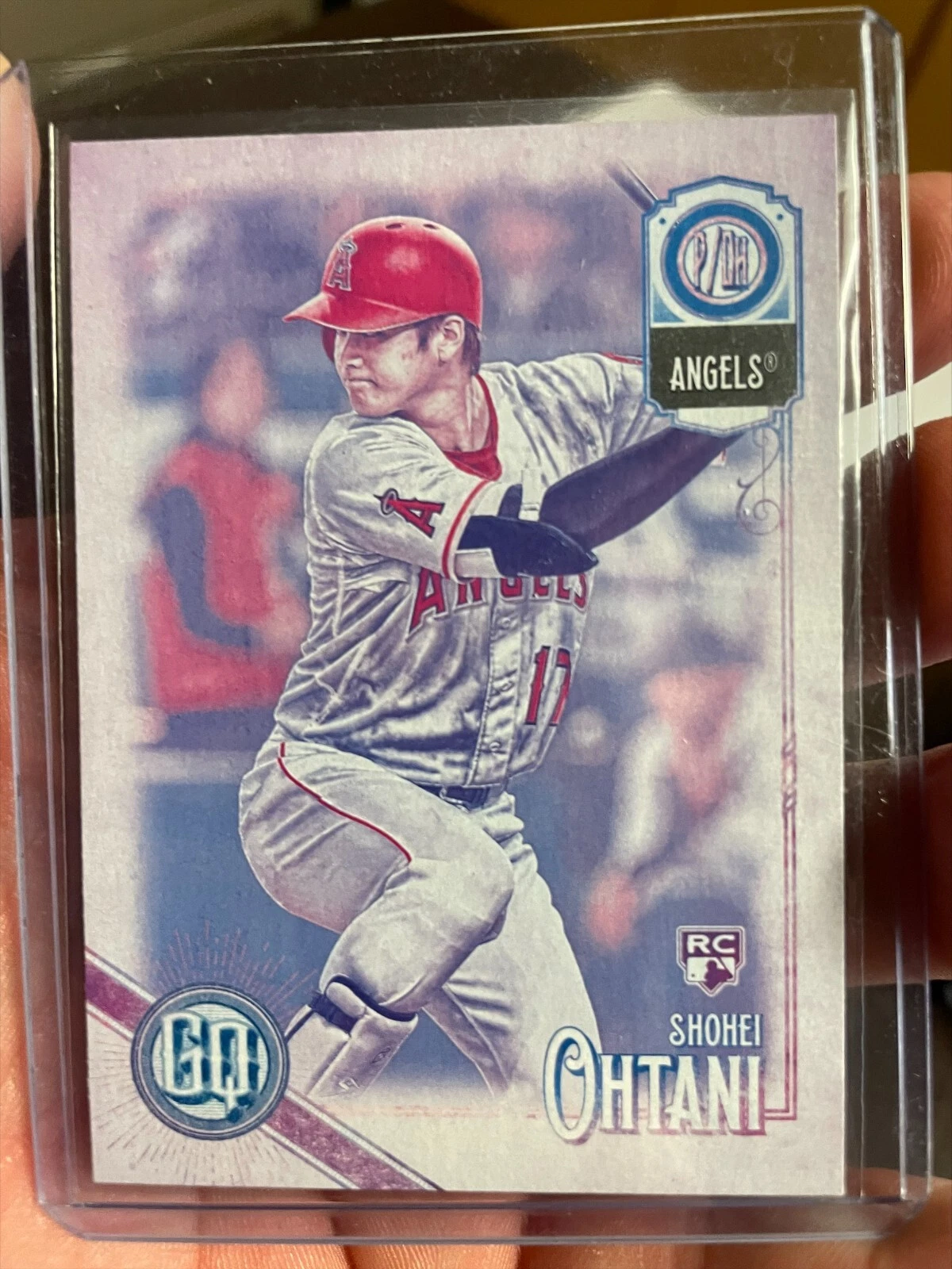 2018 Topps Gypsy Queen Missing Blackplate Shohei Ohtani Rookie RC No. 89