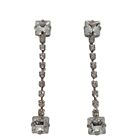 Dangle Earrings Women's With Bright L Silver Jewel Made IN Italy