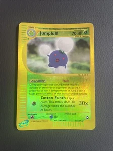 Jumpuff 17/147 Aquapolis Reverse Holo seltene Pokémon-Karte - LP - Bild 1 von 10