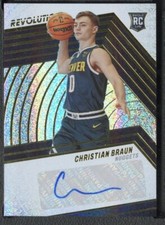 2022-23 Panini Revolution Christian Braun RC Auto Nuggets Rookie #RA-CHB