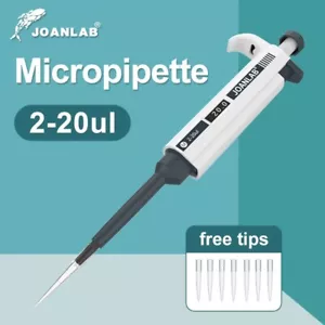 JOANLAB Lab Micropipette Single Channel Pipettor 2ul-20ul(6pcs) - Picture 1 of 13