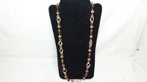 COLLAR HONG KONG DE 32" TONO DORADO, MARRÓN, NEGRO - Imagen 1 de 5