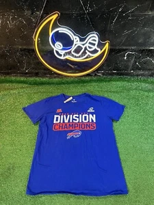 Camiseta Buffalo Bills 2020 AFC East Division Champions azul fanáticos para hombre talla M - Imagen 1 de 4