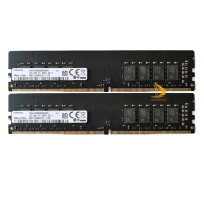 Samsung 2x 16GB 2RX8 PC4-2666V DDR4 21300MHz CL19 UDIMM Desktop Memory RAM 1.2V - Image 1 of 4