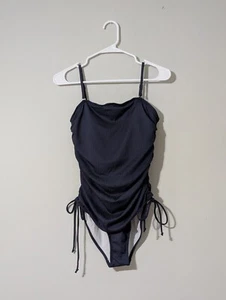 Women's Blue One Piece Swimsuit Size Medium with Tummy Control - Bild 1 von 8