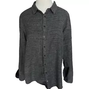 CP Shades Womens Med Gray Button Down Long Sleeve Shirt Cotton Top Casual - Picture 1 of 15