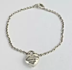 Tiffany & Co. Return To Full Heart Armband Sterlingsilber 6,25" - Bild 1 von 5