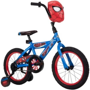 16 Inch Boys Bike Training Wheels Spider-Man Toddler Kids Huffy Cycling Bicycle - Picture 1 of 10