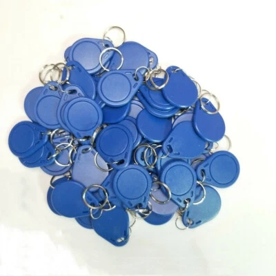 50pcs T5577 RFID Hotel Key Fobs 125KHz Keychain Rewritable Readable and Writable - Bild 1 von 4