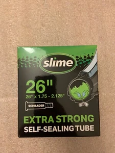 Slime 26 Inch Extra Strong Self Sealing Tubes Schrader Valve 26"X 1.75-2.125 - Picture 1 of 3